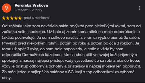 recenzia Veronika - zvacsenie pier